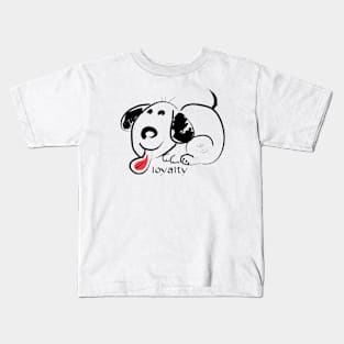 Loyalty Dog Kids T-Shirt